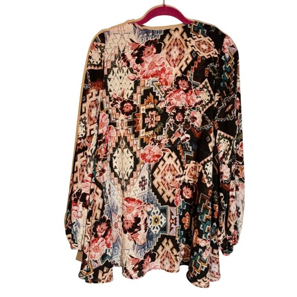 Show Me Your Mumu Women's Floral Boho Blouse Size M - Picture 12 of 12